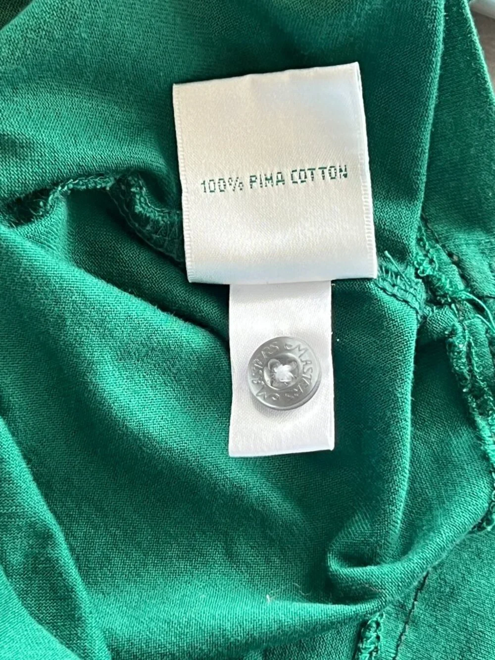 Country Club Dadcore Masters Collection Green Polo Shirt w/Logo Men's size Large - Picture 5 of 6
